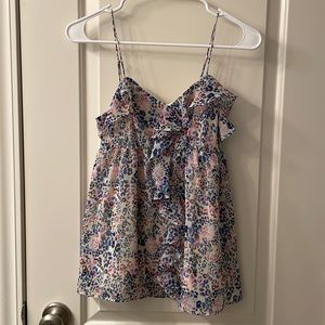 Candie’s Flowy Leopard Print Sleeveless Top Size Small NWT